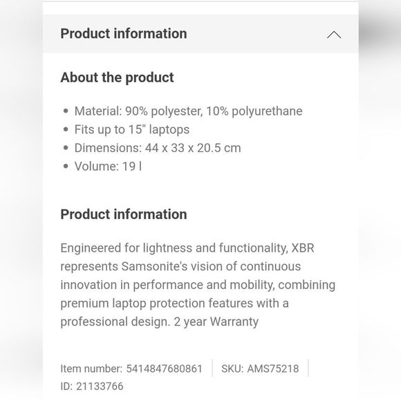 Samsonite XBR Bailhandle 2C Briefcase - Picture 12 of 16